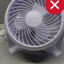 Honeywell TurboForce Air Circulator, Small Tabletop Fan, Quiet Personal Fan for Home or Office, 3 Speeds, 90 Degree Pivoting Head, White, HT-904