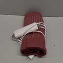 Sunbeam XL Back Neck and Shoulder Heat Therapy 12 x 24 with Auto Shut Off 6 Settings MachineWashable Comfortable Microplush Fabric  Burgundy