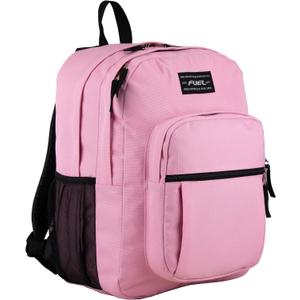 FUEL Vintage Classic Backpack for Men & Women for Travel, Office, Commuting, Sports, and Classroom - Pink