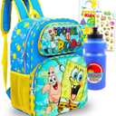 Nickelodeon SpongeBob Mini Backpack Set - Bundle with 12" Preschool Bag, Water Bottle, Stickers, More | Mini SpongeBob Backpack Purse for Kids, Boys, Girls