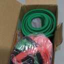 Supet Raised Inflatable Dog Cone Collar to Stop Licking, Soft Dog Cone Alternative After Surgery, Pet Neck Donut Collar for Medium Dogs (M, Neck 9"-12.5", Watermelon)