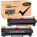 v4ink Compatible TN-760 Toner Cartridge Replacement for Brother TN760 TN730 TN770 Ink for HL-L2350DW HL-L2370DW HL-L2395DW MFC-L2690DW MFC-L2710DW MFC-L2717DW MFC-L2750DW DCP-L2550DW