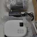 Projector with WiFi and Bluetooth, Full HD 1080P Portable Projector, 4K Supported Outdoor Projector, Lag-free 5G WIFI 6, Compatible with iPhone, Android, PC, TV Stick, PS5, Xbox