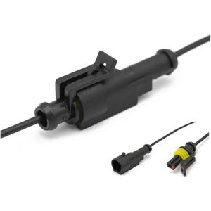 Compatible 1 2 3 4 5 6 Pin AMP Auto Waterproof Electrical Connector Car Xenon Plug Super Seal Female Male Wire Harness(Color:1P Female Male)