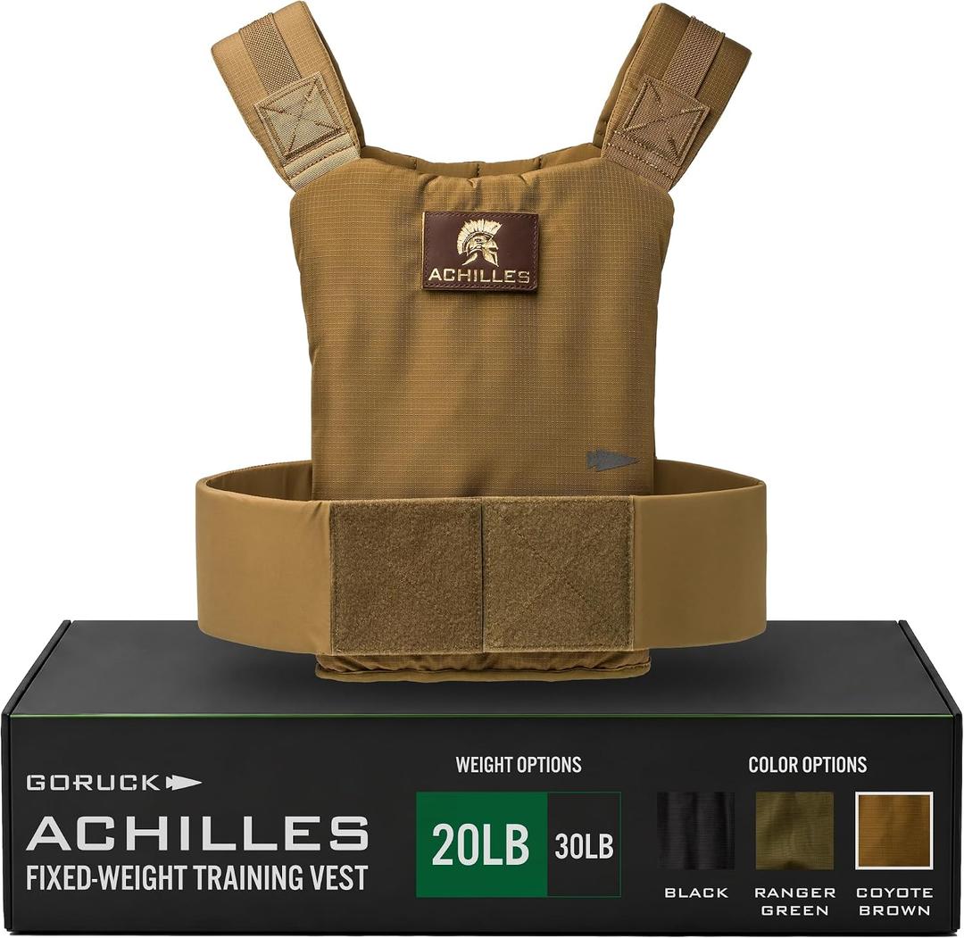 GORUCK Achilles Rucking Weighted Vest for Men, 20Lbs