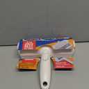 ChomChom Roller Pet Hair Remover – Original Size Reusable Lint Roller for Cat & Dog Hair on Furniture, Couch, Carpet, Car, Rugs & Bedding – Portable, Eco-Friendly (White)