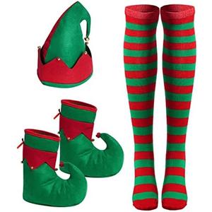HOVEOX Christmas Elf Costume for Women With Accessories