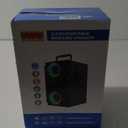 Bluetooth Speakers, 60W Portable Wireless Loud Outdoor Home Party Bluetooth Speaker with Subwoofer, FM Radio, LED Colorful Lights, Microphone, Remote and Big Powerful Stereo Deep Bass Sound Boombox