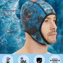 Skyone Neoprene Dive Hood Wetsuit Hood for Men Women, Scuba Diving Hoods 2MM with Adjustable Chin Straps, Neoprene Swim Cap Surfing Head Cover Stretchable for Boating Kayaking Water Sports