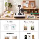 VEVOR Heat Press Machine 12 x 10 in Sublimation Press Machine Swing Away, Heat Up Fast and Even, Digital Precise Time and Temperature Control, for T-Shirts, Canvas Tote Bag, Pillowcases, Socks