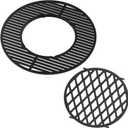 Onlyfire Cast Iron Grill Grate Replacement Gourmet BBQ System for Weber 22inch Kettle Charcoal Grills