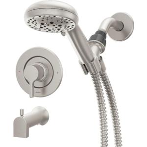 Moen 82775SRN Beric Spot Resist Brushed Nickel Shower System with Valve