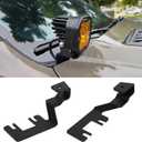 Ditch Light Brackets Hood Hinge Mount Compatible with Ford Ranger 2025 2024 2023, LED Pod Work Light Brackets Accessories