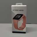 Fitbit Versa Smart Watch, Peach/Rose Gold Aluminium, One Size (S & L Bands Included)