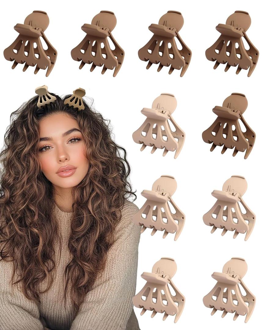 10 Hair Volume Clip curly hair clipsRoot Clips for Curly Hair Volume and Claw Clips for Thick Hair, Root Lifter for Bounce Curl. (Root Styling 07)
