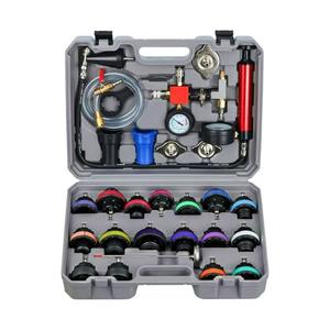 WNZ Coolant Pressure Tester Kit, 28PC Radiator Pressure Tester Kit, Radiator Cooling System Pressure Tester Kit with Vacuum Pump Vacuum Purge & Refill Tool