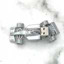 Metal USB Flash Drive Novelty Racing Car Design Portable Thumb Drive for Students Unique Gift for Friends PenDrive(Racing Car 64GB)
