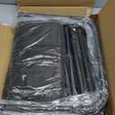 Laundry Sorter 4 Section Hamper Sorter with Heavy Duty Lockable Rolling Wheels Removable Bags Basket Separator for Dirty Clothes Storage,Black