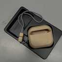 ESR AirPods 4 Case, Compatible With 4th Generation (2024) (USB-C), MagSafe, Drop Protection Cover With Lanyard, Magnetic Lid Lock, Orbit Hybrid, Desert Titanium