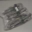 HUITEM Space Saving 6 Tier Pant Hangers, Anti-Slip, Stainless Steel, 2 Pack, Black