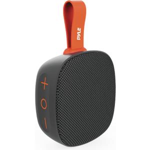 Pyle Portable Wireless Bluetooth Speaker, IPX7 Waterproof, TF Card Support, FM Radio, 3.5mm Audio Input, Built-in Mic, Vigorous Bass, Ideal for Office, Home, Outdoor Use