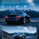 Dash Cam Front and Rear, 4K Front Dash Cam, 3K+1080P Dual Dash Camera for Cars, Built-in WiFi, Car Dashcams with Night Vision, Free 64GB Card, 24H Parking Mode, App Control, Silvery