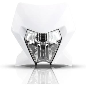 Dirt Bike LED Headlight,Motorcycle Head Lamp Light Kit Compatible With Motocross Pit Bike Enduro ATV Supermoto 2024 EXC XC SX XCW EXCF SXW SXF 125-500(White)