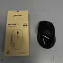 TECKNET Bluetooth Mouse, 4800 DPI Wireless Mouse, 2-Year Battery 6 Adjustable DPI, 6 Buttons Compatible with Laptop/Windows/Computer - Black