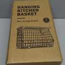 Wire Fruit Basket for Kitchen Storage: Hanging and Counter Basket for Vegetable Produce - Potato and Onion Storage for Pantry 3 Pack