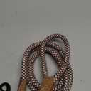 Mile High Life Rope Leash with Genuine Leather Connection, 6 FT/5 FT/4 FT, Heavy Duty Leash for Medium & Large Dogs (Brown, 60 Inch)