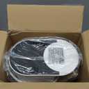 Mini Single Serve Coffee Maker for K Cup and Ground Coffee, Fast Brew One Cup Coffee Machine with Descaling Reminder and Water Window, 6 to 12 oz. Brew Sizes, White (9.45 Inches)