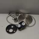 Delta Modern 14 Series Round Rain Shower System Faucet Set, Rainfall Brushed Nickel Shower Head and Handle Set, Valve Trim Kit, 10 Inch, Spotshield Stainless 342702-SP