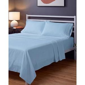 Sleepy Town Full Size Bed Sheets - 4 Piece - Full Sheet Set - Extra Soft, Comfy & Cooling - Easy Care - Shrinkage, Wrinkle & Fade Resistant - Brushed Microfiber - Deep Pocket Bed Sheets (Sky Blue)