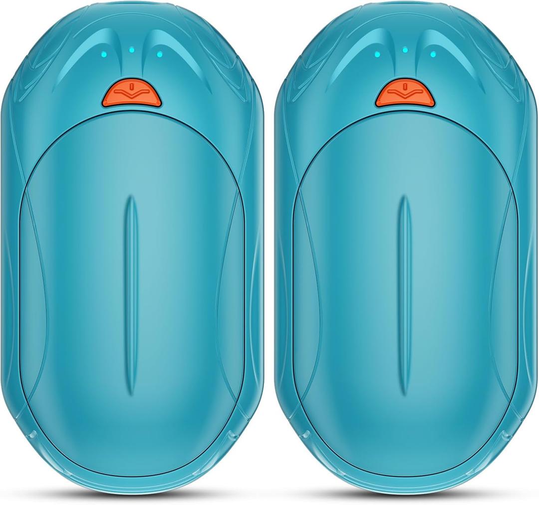 AI Hand Warmers Rechargeable 2 Pack, AI Smart Chips Electric Hand Warmers, 20Hrs Long Safe Heat, Portable Pocket Heater, Gifts for Christmas, Outdoor, Hunting, Golf, Camping Accessories