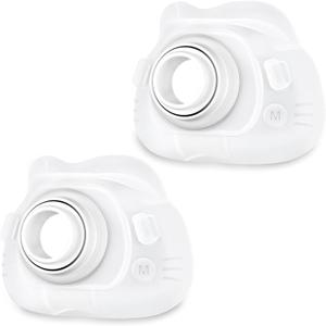 2 Packs Replacement Cushion for Airfit F40, Compatiable with Orignal Airfit F40 Frame, Replacement Full Face CPAP Mask Cushion, Soft & Durable, Cover Mouth (Medium)