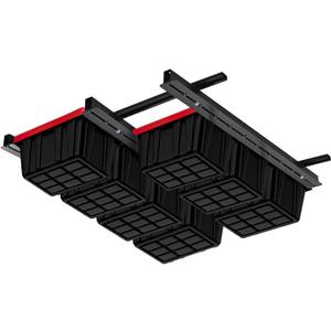 Ultrawall Overhead Garage Storage Racks, Adjustable Garage Ceiling Storage Rack, Heavy Duty Garage Organizer Hanging Storage Rack for Most Storage Bins/Totes/Container, 48" x 48"