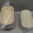 [100% Eco-Friendly] 34 oz Disposable Food Containers with Lids – Sugarcane Pulp Take Out Containers, Biodegradable Lunch Box, Compostable and Microwave Safe To-Go Boxes for Meal Prep – Pack of 50