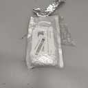 ID Badge Holder with Retractable Clip and Keychain, Includes 2 Vertical & 2 Horizontal Clear Name Badge Holders with Clip & Black Badge Reels, for ID Cards, Nurses, Teachers, Office Staff