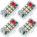 Drone Waterproof mini Strobe Light, Anti-Collision Light, Rechargeable Drone Lights for Night Flying for DJI Neo/Avata 2/Air 3S/Mini 4 Pro/Mini 4K/Most RC Drone Accessories (8PCS)