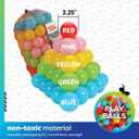 Antsy Pants 100 Ball Pit Balls, Ball Pit for Toddlers 1-3, Non-Toxic Materials, Lightweight, 5 Colors, Reusable Storage Bag, Plastic Balls for Ball Pit, Sensory Toys for Kids, 100 Ball Pack