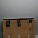 1PCS Hanging Lamp shade Oval 20INCH Blended Linen Pendant Lampshade Handmade Hanging Lantern Minimalist White Lamp Decorations Suitable for the Living room Hallway Bedroom and Kitchen