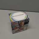 Sensory Activity Board Upgraded- 3D Sensory Activity Ball,Stress Relief Toy,Silicone Fidget Toy for Stress Relief,Anxiety,Autism,ADHD,Kids 3+ & Adults,with Travel Storage Bag & 16 Strings (White)