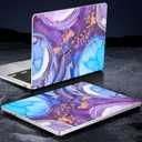 May Chen for MacBook Air 13.6 inch Case A3240 A3113 A2681 M4 M3 M2 Chip, 2025 2024 2023 2022 Release, Ultra-Thin Plastic Hard Shell Case for MacBook Air 13.6" with Retina Display, Abstract Fluid Art