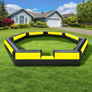 20Ft Gaga Ball Pit Inflatable with Built-in Blower Indoor & Outdoor Portable Game Court for Backyard, Camp, Family Fun