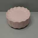 LIYH 20 Pcs 7.5 Inch Pink Scalloped Plastic Plates Reusable  Unbreakable Plastic Cake Dessert Plates for Weddings Party Outdoor Picnics Dishwasher Safe BPA Free Easter (20Guests)