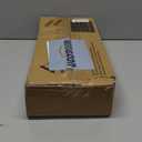 QEEIG Bathroom Floating Shelves for Wall - 15.7" Wall Mounted Shelf Over Toilet Farmhouse Home Decor Display Bookshelf Small 15.7 x 6.7 inch Set of 2, Rustic Brown (008-40BN)