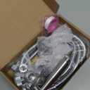 AngoilySink Side Sprayer, Stainless Steel Sink Spray Braces Kit, Sink Hose Faucet Hose Sprayer Replacement Handheld Sprayer Kit Kitchen Faucet Sprayer Sink Pull out Spray Head Supplies Nozzle