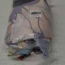 Sun Shade Sail 6.5'x10' Boho Floral Rectangle Sun Shade Sails Canopy Waterproof Mandala Flowers Plant Outdoor Sunshades Sand UV Block Cover Shade Cloth for Patio Backyard Garden Deck Porch Lawn