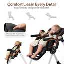 Tinyiota 4 in 1 High Chair for Babies and Toddlers with Wheels, 8-Height Adjustable & 3-Position Recline, Easy Clean, Dishwasher Removable Tray, Foldable HighChair for Infant, Meets ASTM Safety, Black