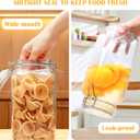 Flrolove 78oz Glass Storage Jars with Airtight Lids Set of 3, Pantry Storage Containers with Lids, Square Large Airtight Glass Jars, Perfect for Kitchen Canning Cereal, Pasta, Flour, Coffee Beans